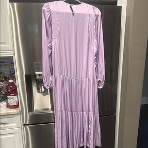 Dolan Left Coast Lavender Puff Long Sleeve Dress S